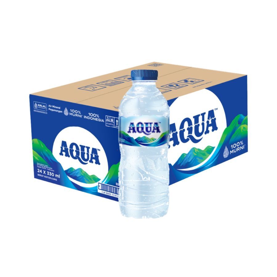 Aqua botol mini 330ml 