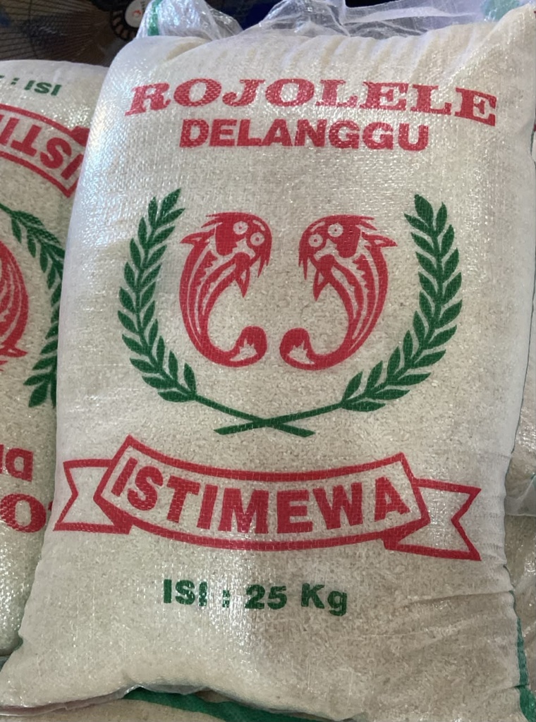 Beras Rojolele 25 kg