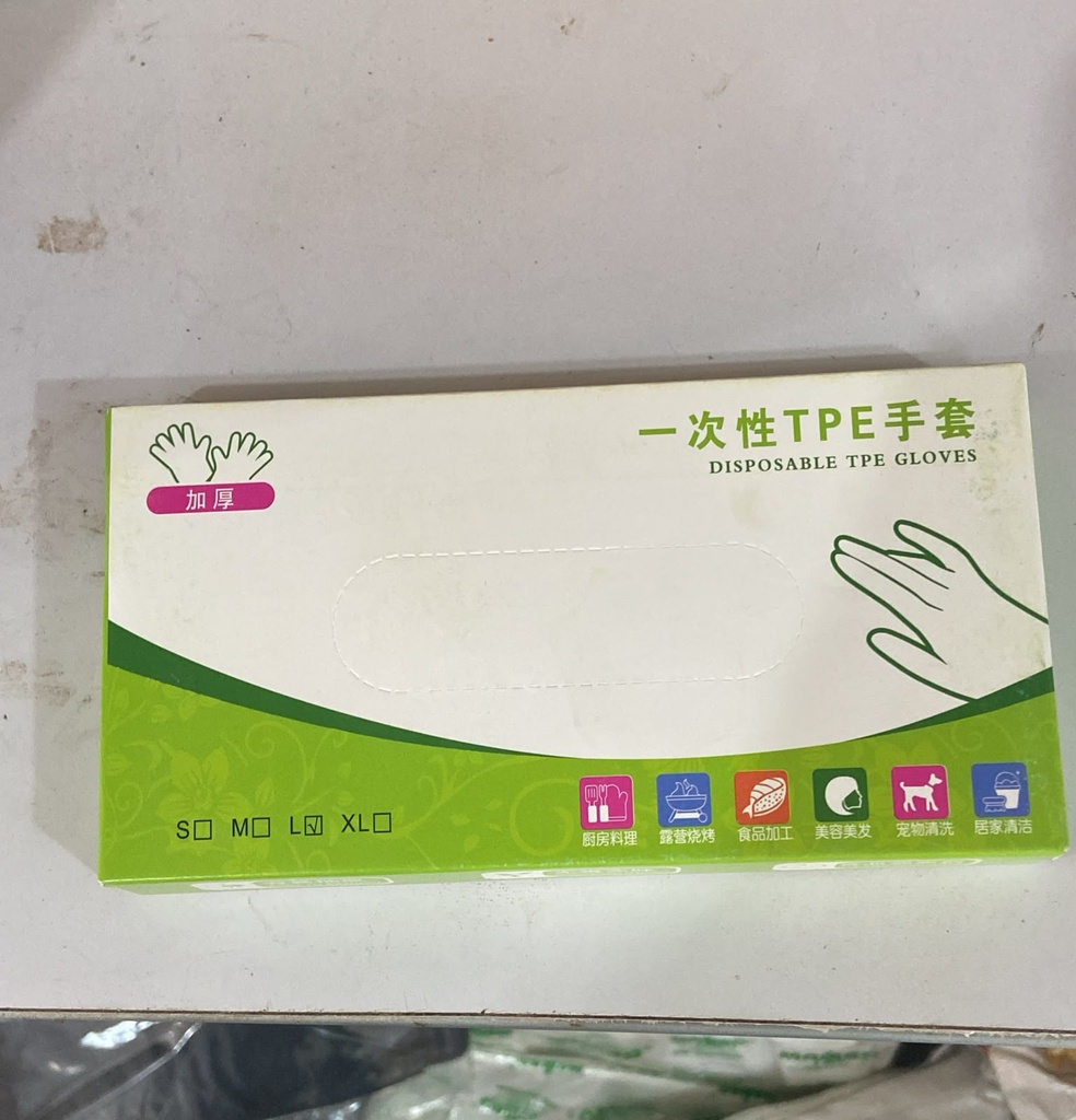 Sarung tangan plastik 